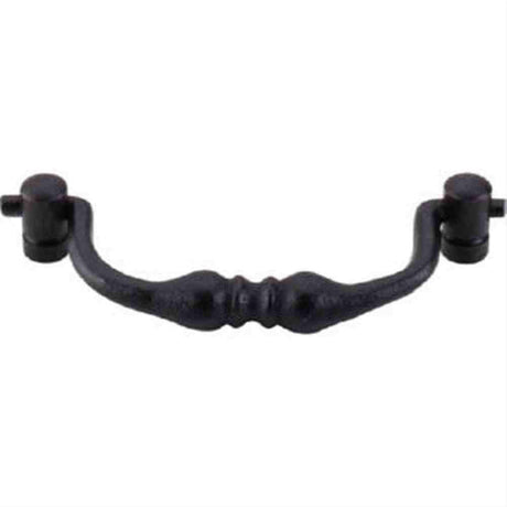Top Knobs M689 Andelle Drop Cabinet Pull 3-3/4" Center to Center Patina Black