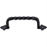 Top Knobs M695 Fixed Norman Crest 4 3/4" Center to Center Cabinet Pull Patina Black