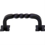 Top Knobs M710 Twist D Cabinet Pull 3" Center to Center Patina Black