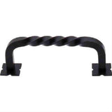 Top Knobs M713 Twist D Cabinet Pull 3-3/4" Center to Center Patina Black