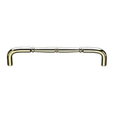 Top Knobs M715-18 Nouveau Ring Cabinet Pull / Appliance Pull 18" Center to Center Polished Brass