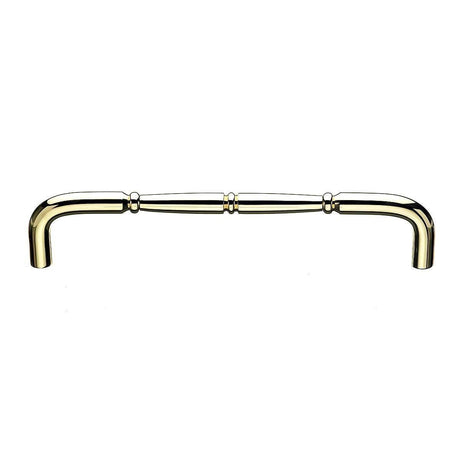 Top Knobs M715-18 Nouveau Ring Cabinet Pull / Appliance Pull 18" Center to Center Polished Brass