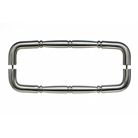 Top Knobs M715-18 pair Nouveau Ring Door Pull Back to Back 18" Center to Center Polished Brass