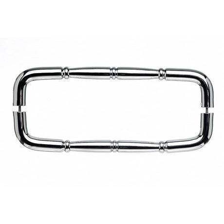 Top Knobs M716-18 pair Nouveau Ring Door Pull Back to Back 18" Center to Center Brushed Satin Nickel