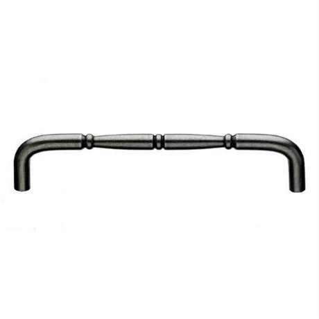 Top Knobs M720-18 Nouveau Ring Cabinet Pull / Appliance Pull 18" Center to Center Pewter Antique