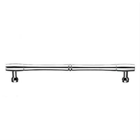 Top Knobs M721-18 Nouveau Bamboo Cabinet Pull / Appliance Pull 18" Center to Center Polished Chrome