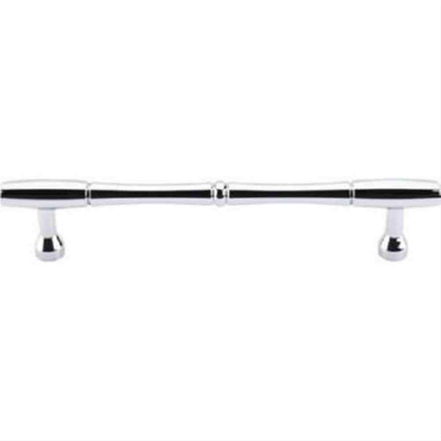 Top Knobs M721-7 Nouveau Bamboo Cabinet Pull 7" Center to Center Polished Chrome