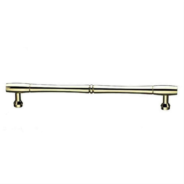Top Knobs M722-18 Nouveau Bamboo Cabinet Pull / Appliance Pull 18" Center to Center Polished Brass