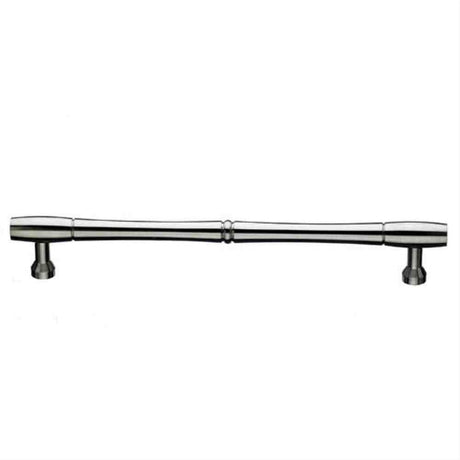 Top Knobs M723-18 Nouveau Bamboo Cabinet Pull / Appliance Pull 18" Center to Center Brushed Satin Nickel