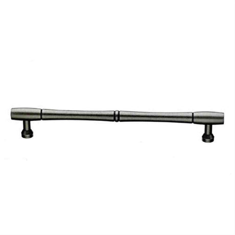 Top Knobs M727-18 Nouveau Bamboo Cabinet Pull / Appliance Pull 18" Center to Center Pewter Antique