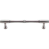 Top Knobs M727-7 Nouveau Bamboo Cabinet Pull 7" Center to Center Pewter Antique
