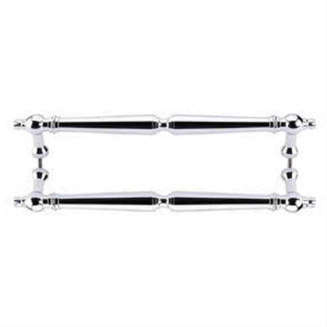Top Knobs M728-12 Asbury Cabinet Pull / Appliance Pull 12" Center to Center Polished Chrome