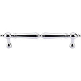 Top Knobs M728-7 Asbury Cabinet Pull 7" Center to Center Polished Chrome