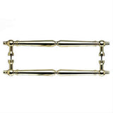Top Knobs M729-18 PAIR Asbury Door Pull Back to Back 18" Center to Center Polished Brass
