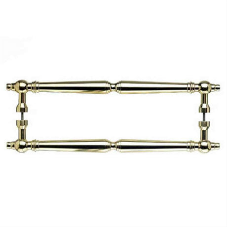 Top Knobs M729-18 PAIR Asbury Door Pull Back to Back 18" Center to Center Polished Brass