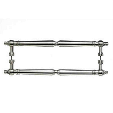 Top Knobs M730-18 PAIR Asbury Door Pull Back to Back 18" Center to Center Brushed Satin Nickel