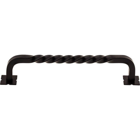 Top Knobs M737 patina black cabinet pull