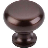 Top Knobs M754 Flat Faced Cabinet Knob 1-1/4" Oil Rubbed Bronze