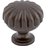Top Knobs M756 Melon 1 1/4" Diameter Mushroom Cabinet Knob Oil Rubbed Bronze