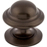 Top Knobs M768 Empress 1 3/8" Diameter Mushroom Cabinet Knob Oil Rubbed Bronze