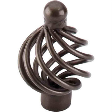 Top Knobs M778 Flower Twist Cabinet Knob 1-1/4" Oil Rubbed Bronze