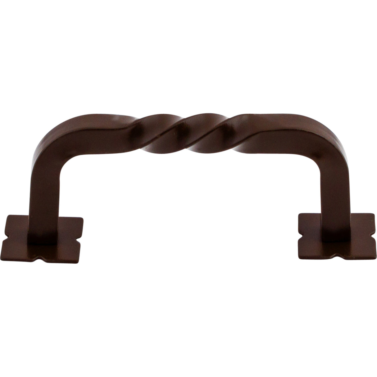 Top Knobs M783 Square Twist D Cabinet Pull 3" Center to Center Oil Rubbed Bronze