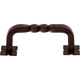 Top Knobs M783 Square Twist D Cabinet Pull 3" Center to Center Oil Rubbed Bronze