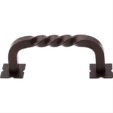 Top Knobs M783 Square Twist D Cabinet Pull 3" Center to Center Oil Rubbed Bronze