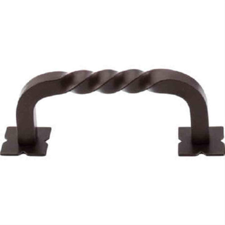 Top Knobs M783 Square Twist D Cabinet Pull 3" Center to Center Oil Rubbed Bronze