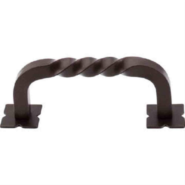 Top Knobs M783 Square Twist D Cabinet Pull 3" Center to Center Oil Rubbed Bronze