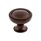 Top Knobs M793 Emboss 1 1/4" Diameter Round Knob Oil Rubbed Bronze
