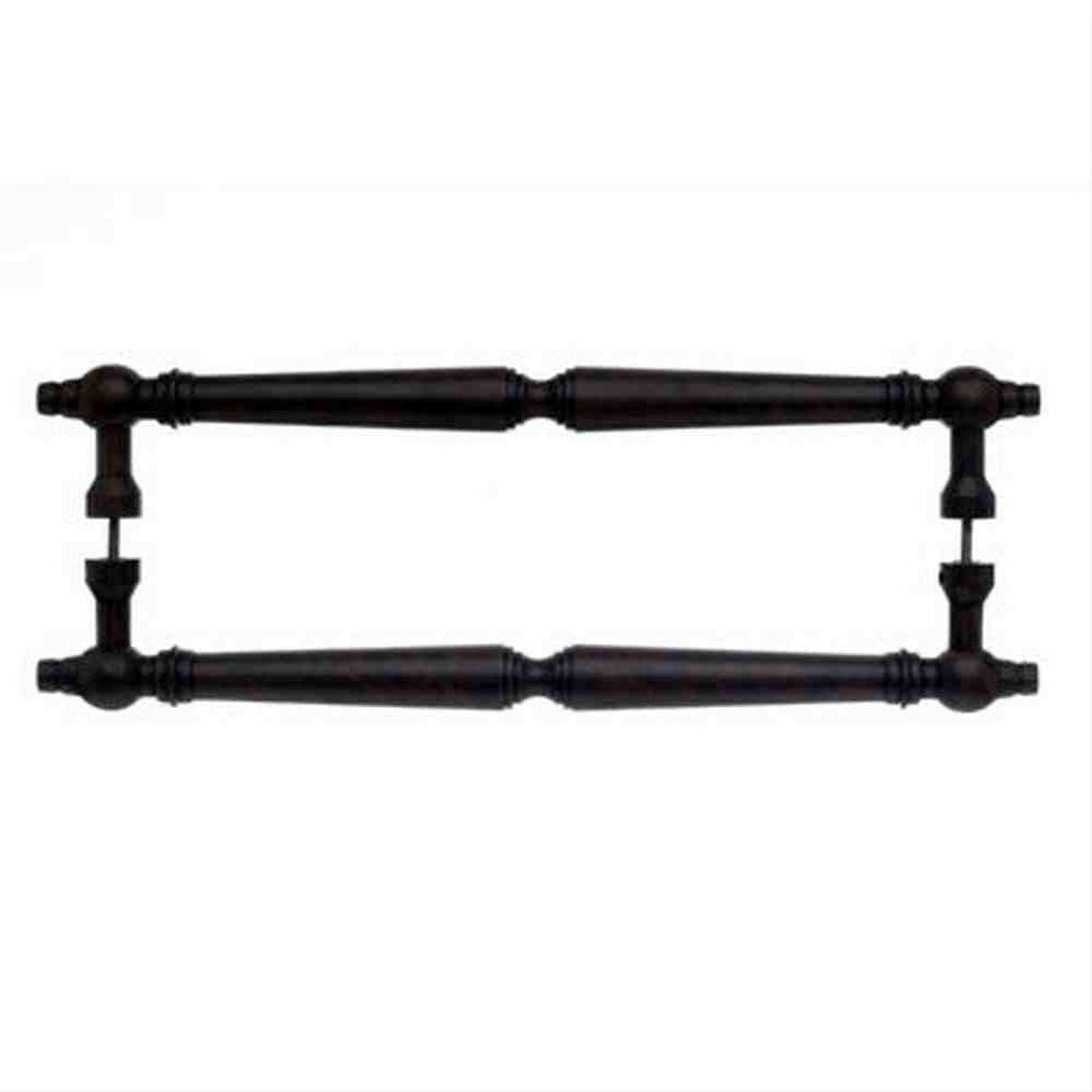 Top Knobs M802-18 PAIR Asbury Door Pull Back to Back 18" Center to Center Patina Rouge
