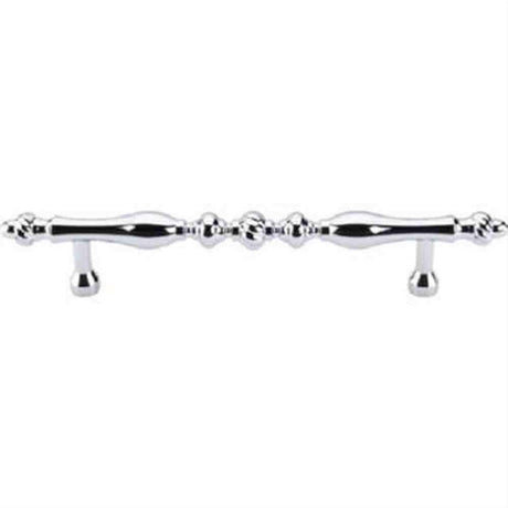Top Knobs M806-7 Somerset Melon Cabinet Pull 7" Center to Center Polished Chrome