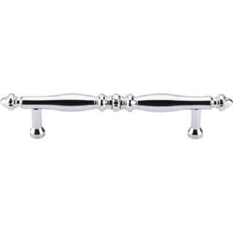 Top Knobs M806-96 Somerset Melon Cabinet Pull 3-3/4" Center to Center Polished Chrome