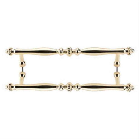 Top Knobs M807-18 Somerset Melon Cabinet Pull / Appliance Pull 18" Center to Center Polished Brass