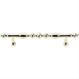 Top Knobs M807-7 Somerset Melon Cabinet Pull 7" Center to Center Polished Brass