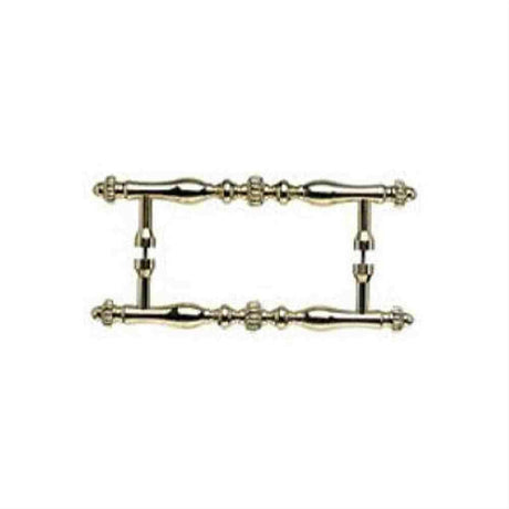 Top Knobs M807-8 pair Somerset Melon Door Pull Back to Back 8" Center to Center Polished Brass