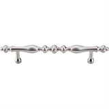 Top Knobs M808-7 Somerset Melon Cabinet Pull 7" Center to Center Brushed Satin Nickel