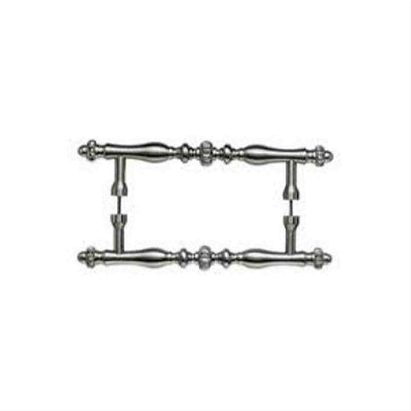 Top Knobs M808-8 pair Somerset Melon Door Pull Back to Back 8" Center to Center Brushed Satin Nickel