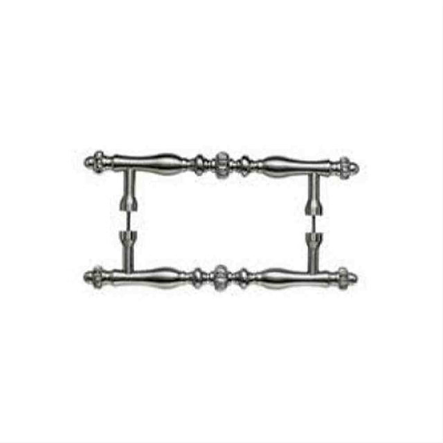 Top Knobs M808-8 pair Somerset Melon Door Pull Back to Back 8" Center to Center Brushed Satin Nickel