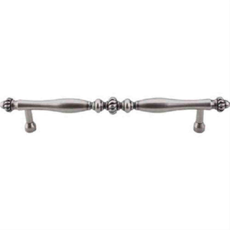Top Knobs M812-12 Somerset Melon Cabinet Pull / Appliance Pull 12" Center to Center Pewter Antique