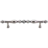 Top Knobs M812-7 Somerset Melon Cabinet Pull 7" Center to Center Pewter Antique