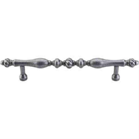 Top Knobs M815-7 Somerset Melon Cabinet Pull 7" Center to Center Pewter