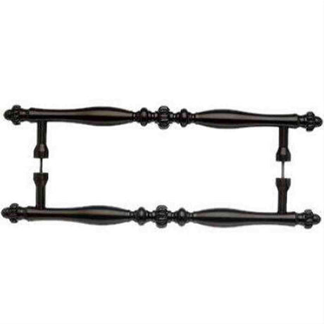 Top Knobs M816-12 PAIR Somerset Melon Door Pull Back to Back 12" Center to Center Oil Rubbed Bronze