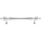 Top Knobs M817-7 M8 Somerset Finial 7" Center to Center Bar Pull Polished Chrome