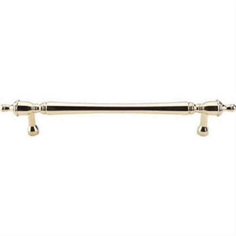 Top Knobs M818-12 Somerset Finial Cabinet Pull / Appliance Pull 12" Center to Center Polished Brass