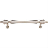 Top Knobs M819-7 M8 Somerset Finial 7" Center to Center Bar Pull Brushed Satin Nickel