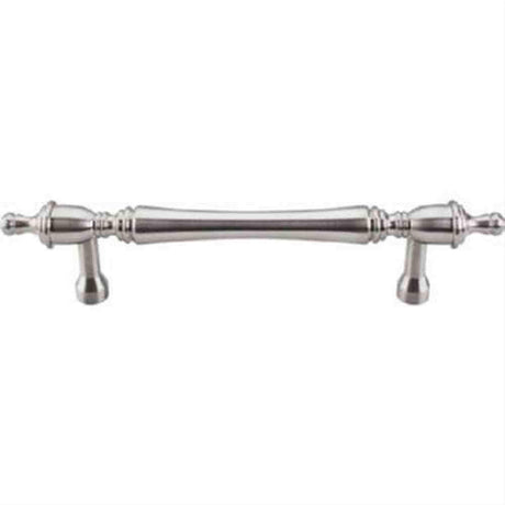 Top Knobs M819-8 Somerset Finial Cabinet Pull / Appliance Pull 8" Center to Center Brushed Satin Nickel
