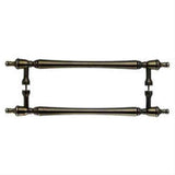 Top Knobs M822-12 pair Somerset Finial Door Pull Back to Back 12" Center to Center German Bronze