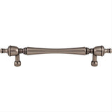 Top Knobs M823-7 M8 Somerset Finial 7" Center to Center Bar Pull Pewter Antique